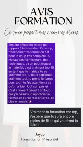 Formation personnalisation présentiel